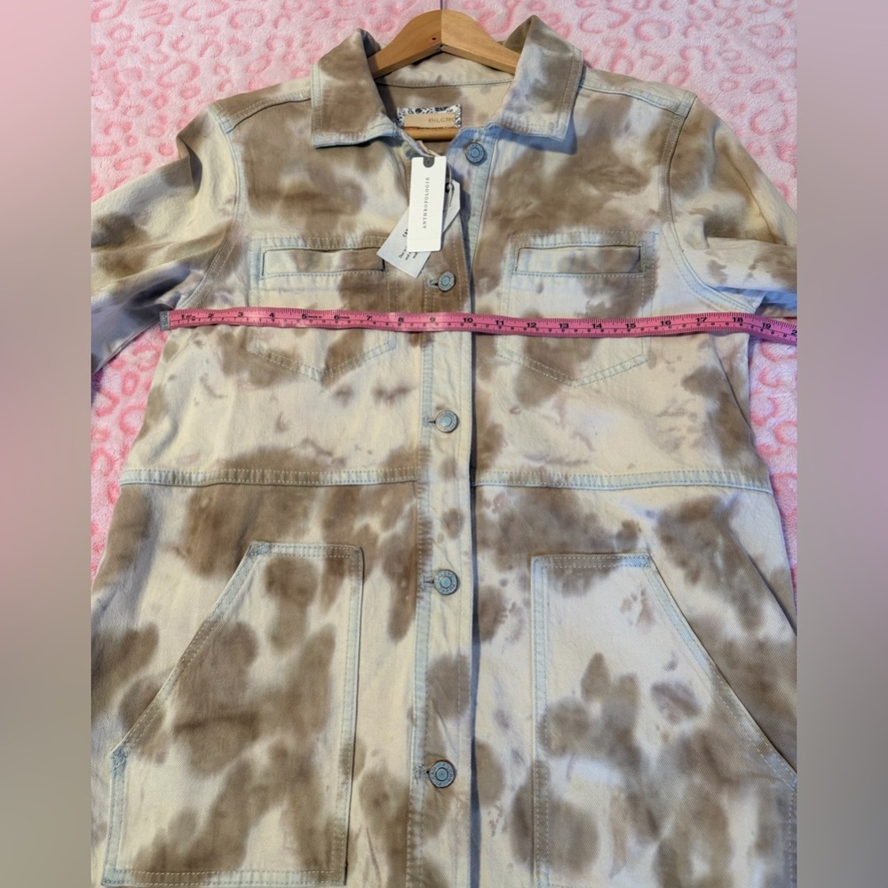 NWT Anthropologie Pilcro Cream and Tan Denim
Jacket Size: S - Picture 6 of 13